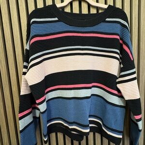 Colorful Striped Women's Sweater